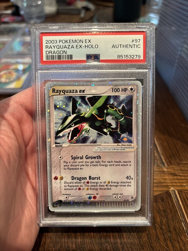 レックウザexホロカード PSA 10 2003年 レックウザexホロカード PSA 10 2003年 PSA10】 ポケカ レックウザex