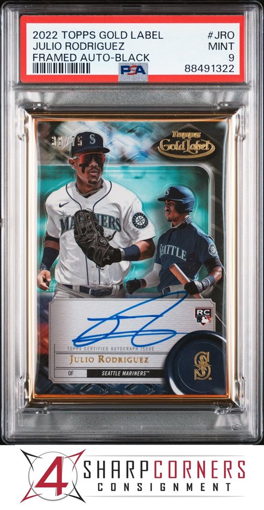 Topps Gold Label 2022 フリオロドリゲス PSA9 Julio Rodriguez 2022 Topps Update #US44 Gold /2022 Price