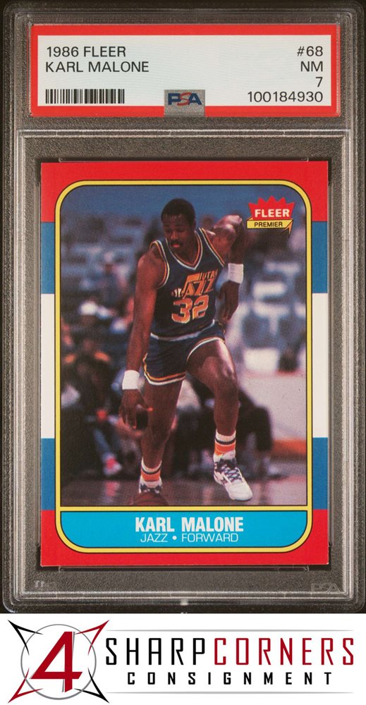 その他 fleer86 87 karl malone rc!!  mint fleer86 87 karl malone rc!! mint
