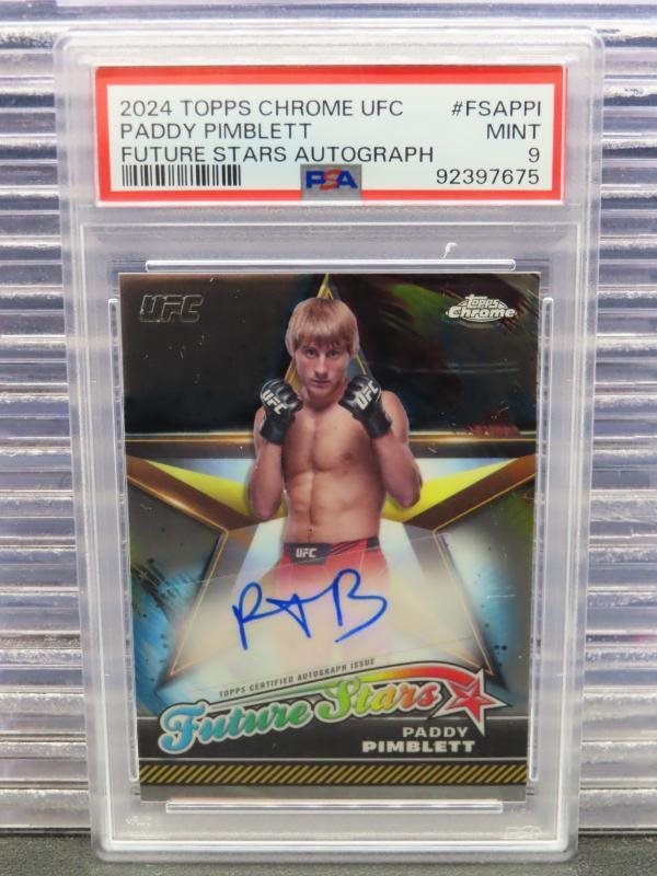 UFC パディ・ピンブレット ゴールドディスコ10シリカード psa9 Paddy