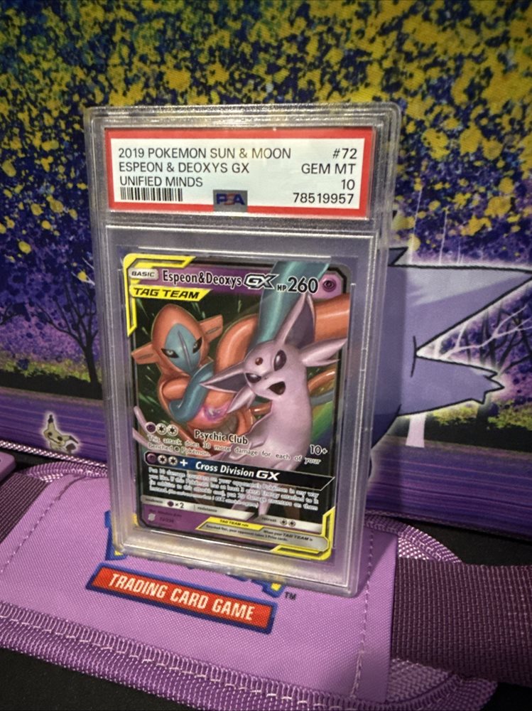 ポケモンカードゲーム ESPEON & DEOXYS GX PSA10 PSA10 Espeon & Deoxys GX 001/031 Tag Team Starter Set 2019