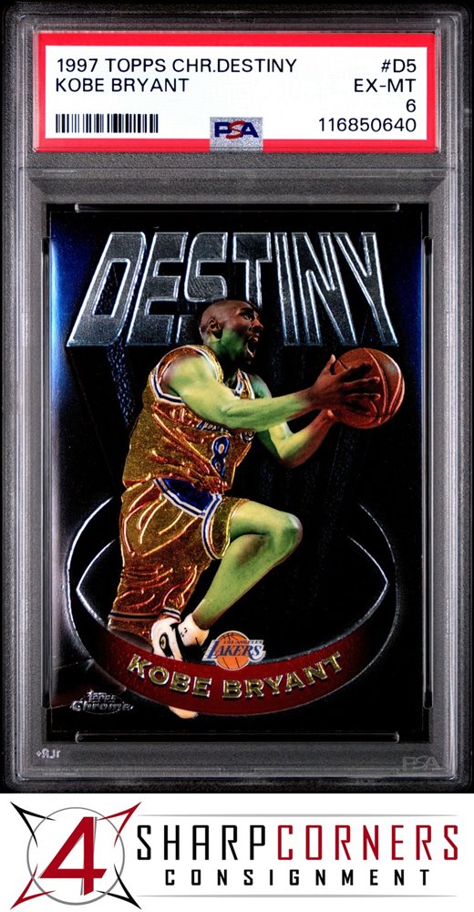 NBAカード1997 topps chrome set kobe bryant 1997 Topps Chrome Destiny Kobe Bryant | PSA CardFacts®