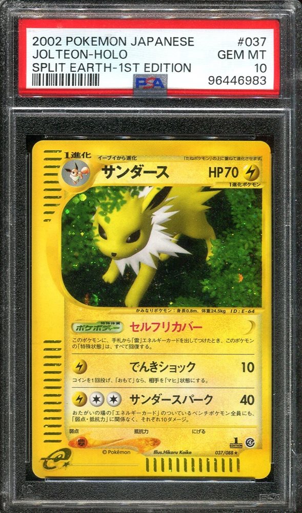 スイクン　psa10 2002 1ST EDITION スイクン psa10 2002 1ST EDITION PSA10鑑定済〕スイクンLV.25