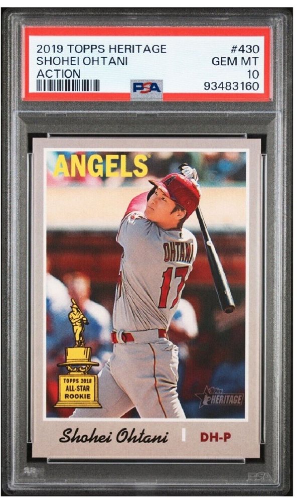 大谷翔平　2019 TOPPS HERITAGE SHOHEI OHTANI Amazon.com: 2019 Topps Heritage CHROME - Shohei Ohtani
