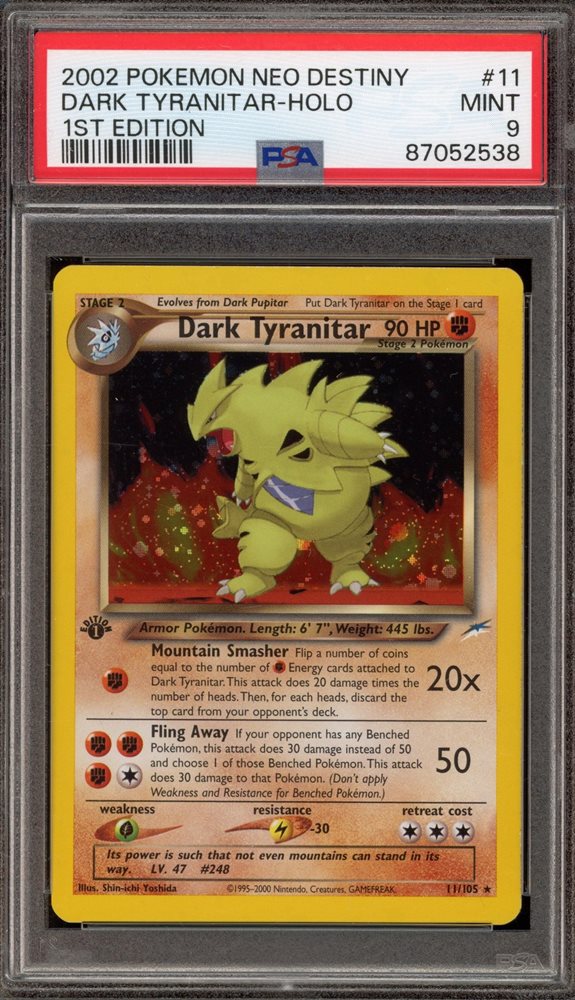 Auction Prices Realized Tcg Cards 2002 POKEMON NEO DESTINY