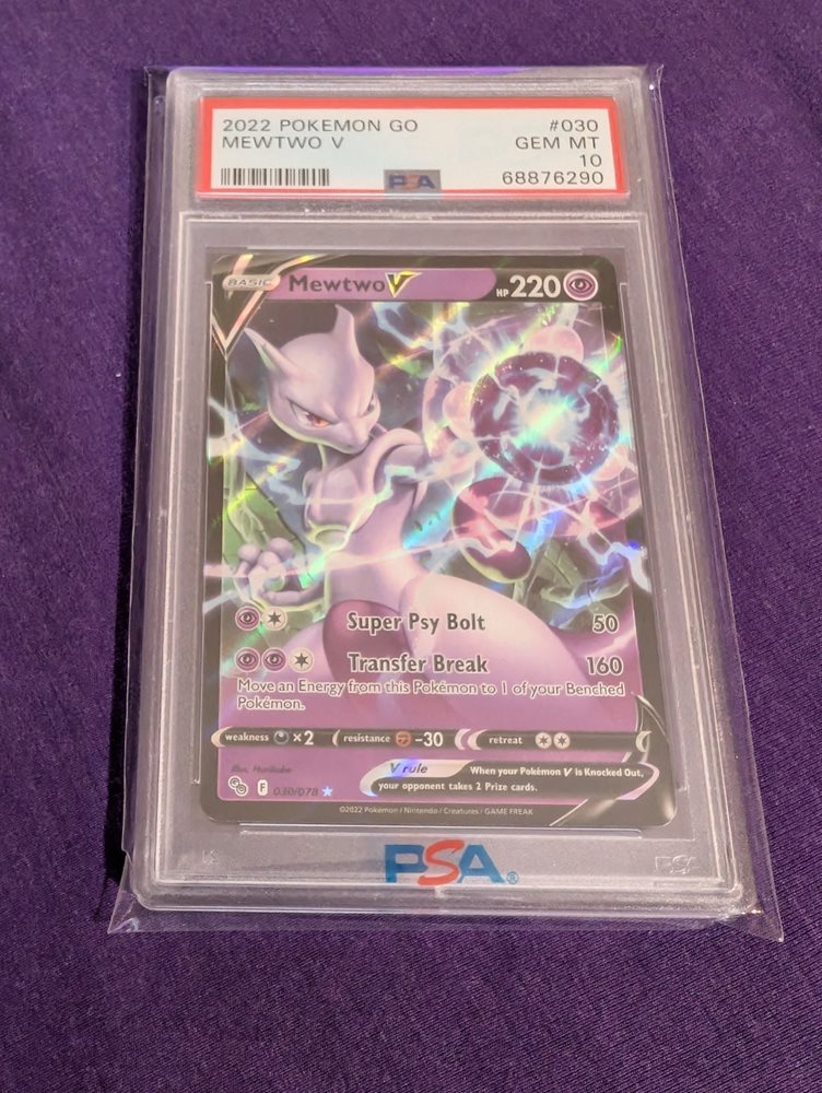 ミュウツー V PSA 10 2022 ポケモン GO ミュウツー V PSA 10 2022 ポケモン GO Mewtwo V 2022 Pokemon