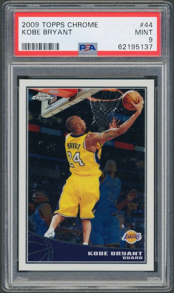 Auction Prices Realized Basketball Cards 2009 TOPPS CHROME Kobe Bryant