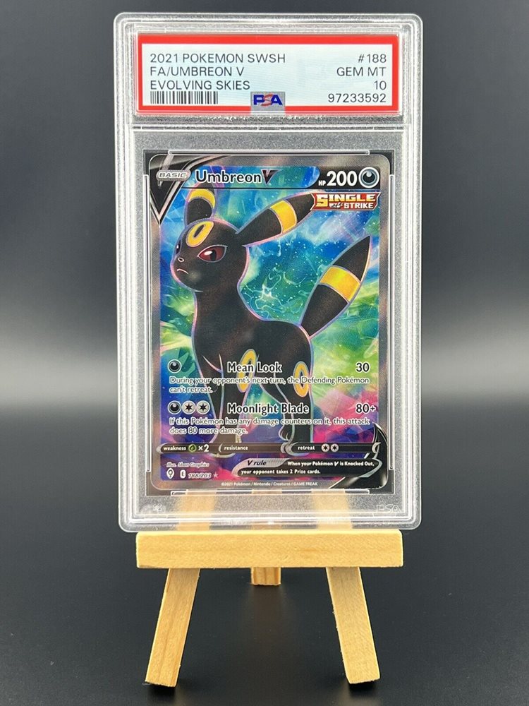 ブラッキーV 海外版 英語版 プロモ Umbreon V - SWSH203 - PSA10