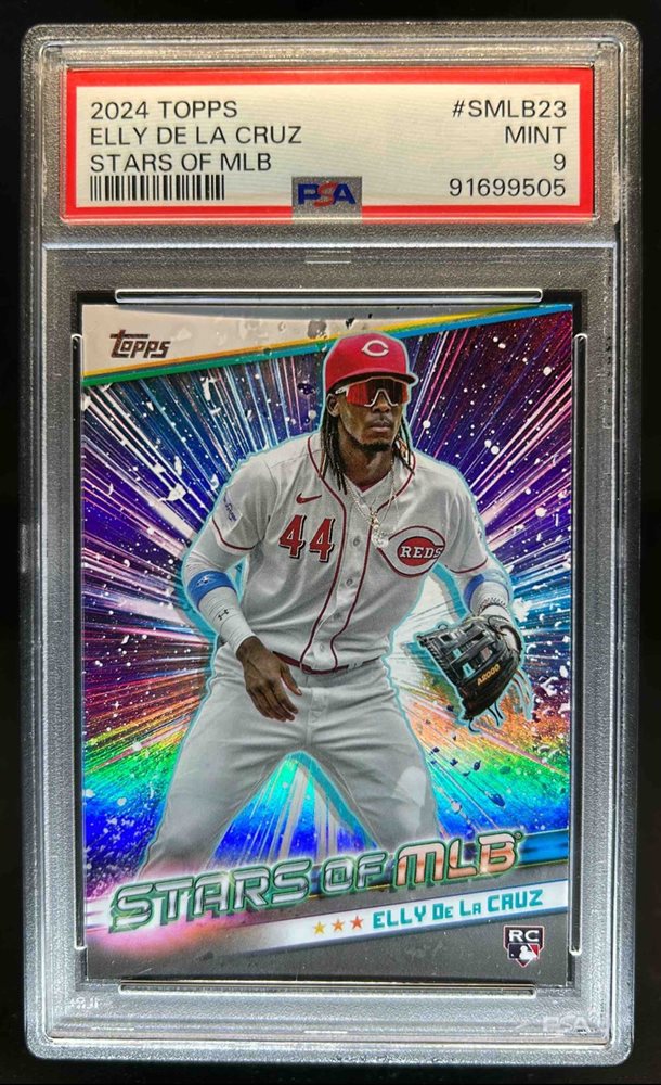 【貴重】_ＰSA9鑑定品_ELLY DE LA CRUZ_直筆オンカードサイン Auction Prices Realized Baseball Cards 2024 TOPPS STARS OF