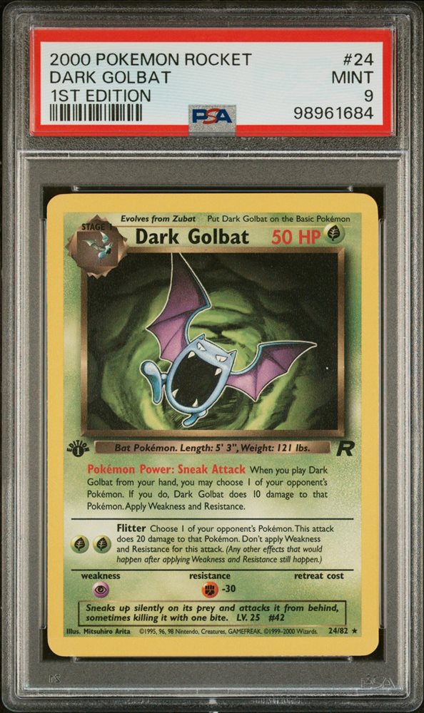 ポケモン Dark Golbat 50 HP Team Rocket PSA品質 Dark Golbat [1st Edition] #7 Prices | Pokemon Team Rocket