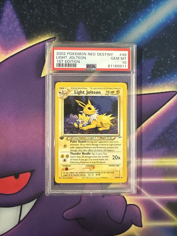 first edition jolteon pokemon card Amazon.com: Yu-Gi-Oh! - Shiranui Squire - SAST-EN019 - Savage Strike - First  Edition