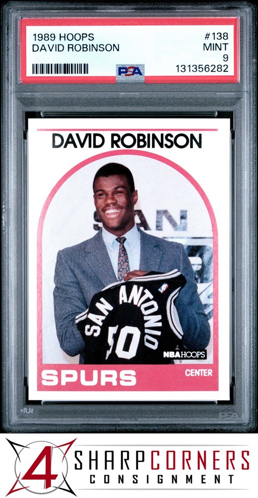 1989 Hoops David Robinson #138 Mint 9 back