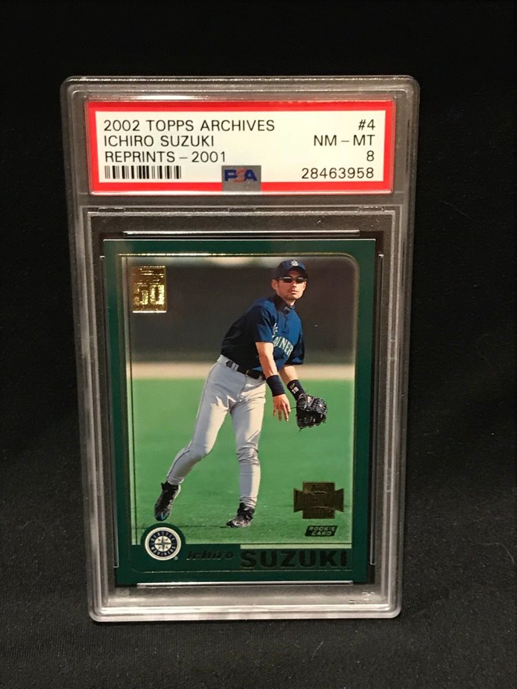 世界で4枚 PSA 7 イチロー Ichiro 2002 TOPPS トレカ ICHIRO SEATTLE MARINERS 2002 TOPPS POST BASEBALL CARD #9 of 30 NM+