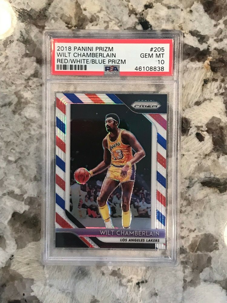 2021 Prizm Wilt Chamberlain PSA 10