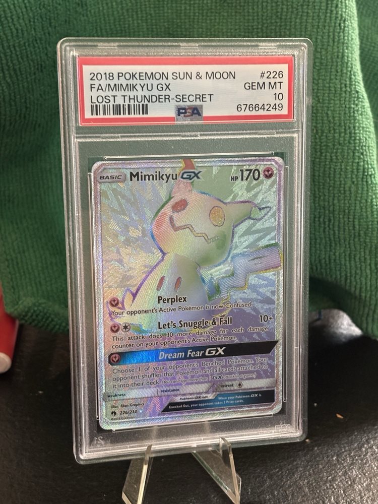 ジャスティンバーGX PSA 10　８／１５時点で150枚のみ！ Auction Prices Realized Tcg Cards 2018 POKEMON JAPANESE SUN
