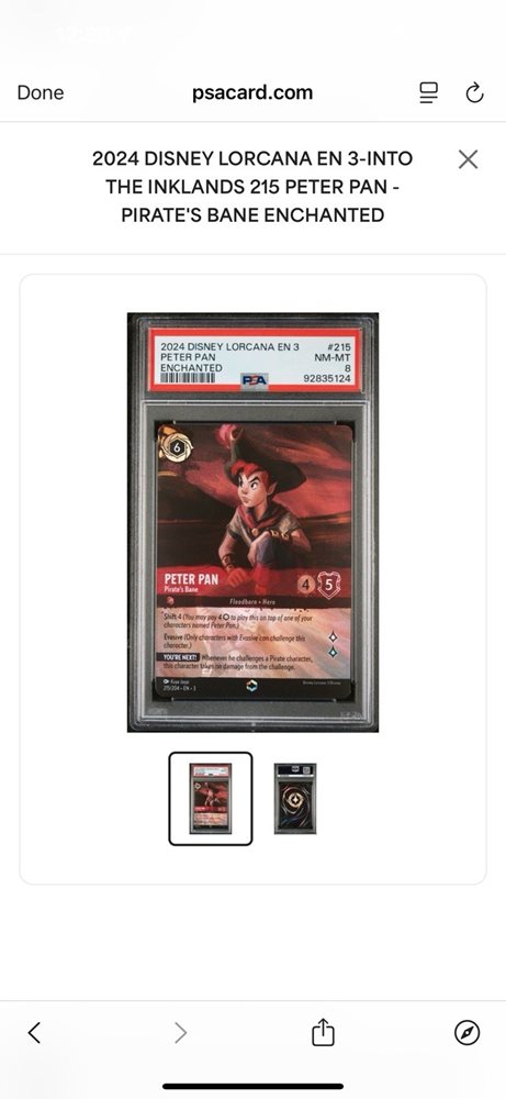 Auction Prices Realized Tcg Cards 2024 DISNEY LORCANA EN 3