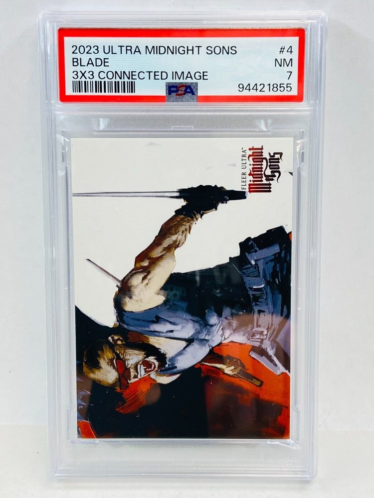 スケッチカード Fleer Ultra Midnight Sons Blade Blade 2023 Marvel Fleer Ultra Midnight Sons Silver Base Card