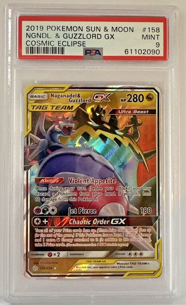 guzzlord gx pokemon card price - S&M: Cosmic Eclipse 223/236 - NAGANADEL & (full art [D] Eat Sloppily Discard the top 5 cards of your deck eBay Auction Item 205375621884 TCG
