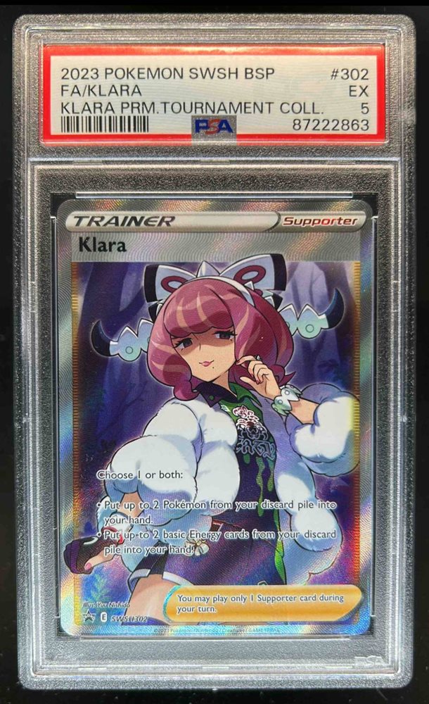 2023年 ポケモンカード Klara #302 GEM MT Auction Prices Realized Tcg Cards 2023 POKEMON SWSH BLACK