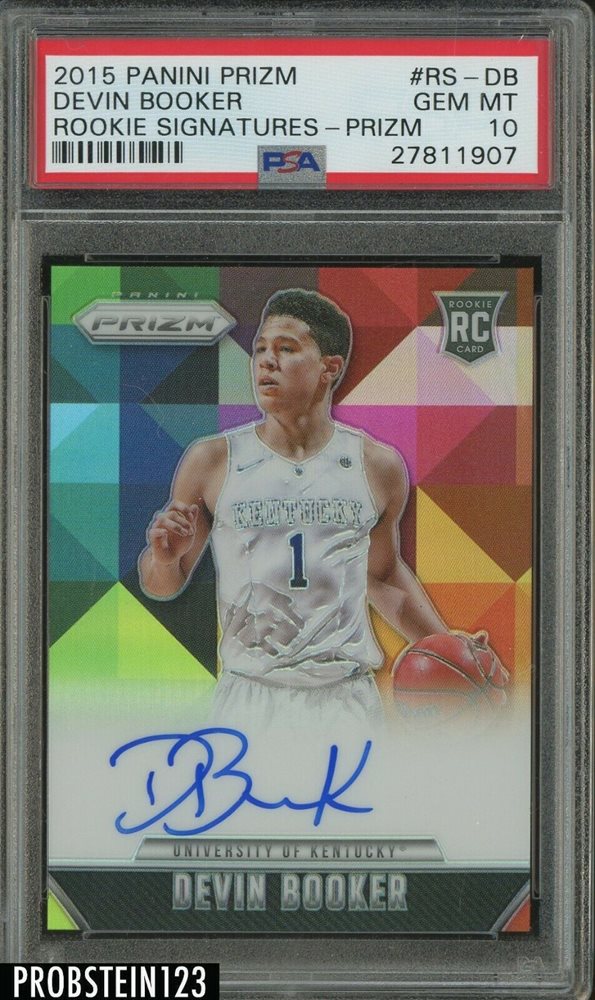 デビン・ブッカー 2015 Prizm RC PSA 9 2015 Panini Prizm Devin Booker PSA Graded 9 | eBay