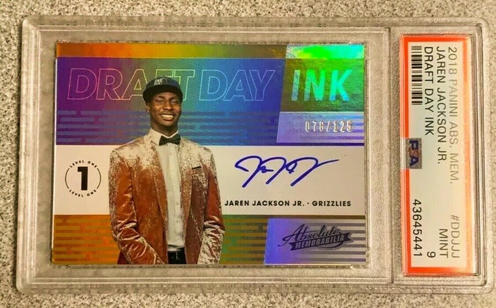 PSA鑑定済ルーキーカードJAREN JACKSON JR. RC NBA コービーブライアント鑑定済ルーキーカード PSA鑑定済ルーキー