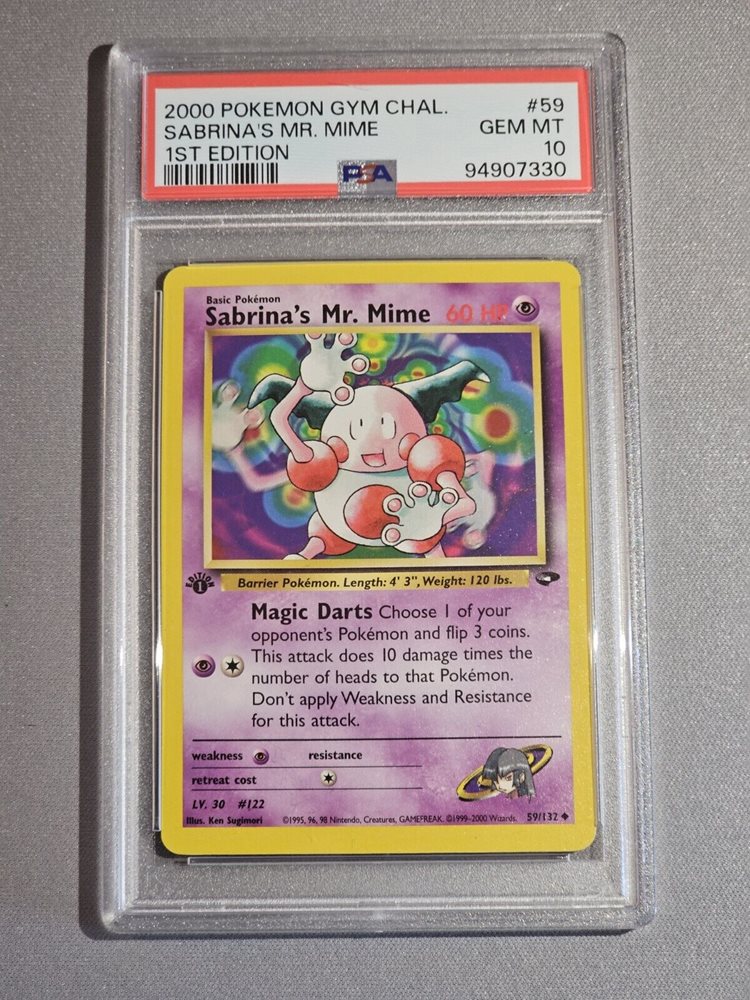 ポケモンカードゲーム Sabrina's Mr. Mime 1st Edition Gem 10 2000 Nintendo Pokemon Gym Challenge Sabrina's Mr. Mime 1St