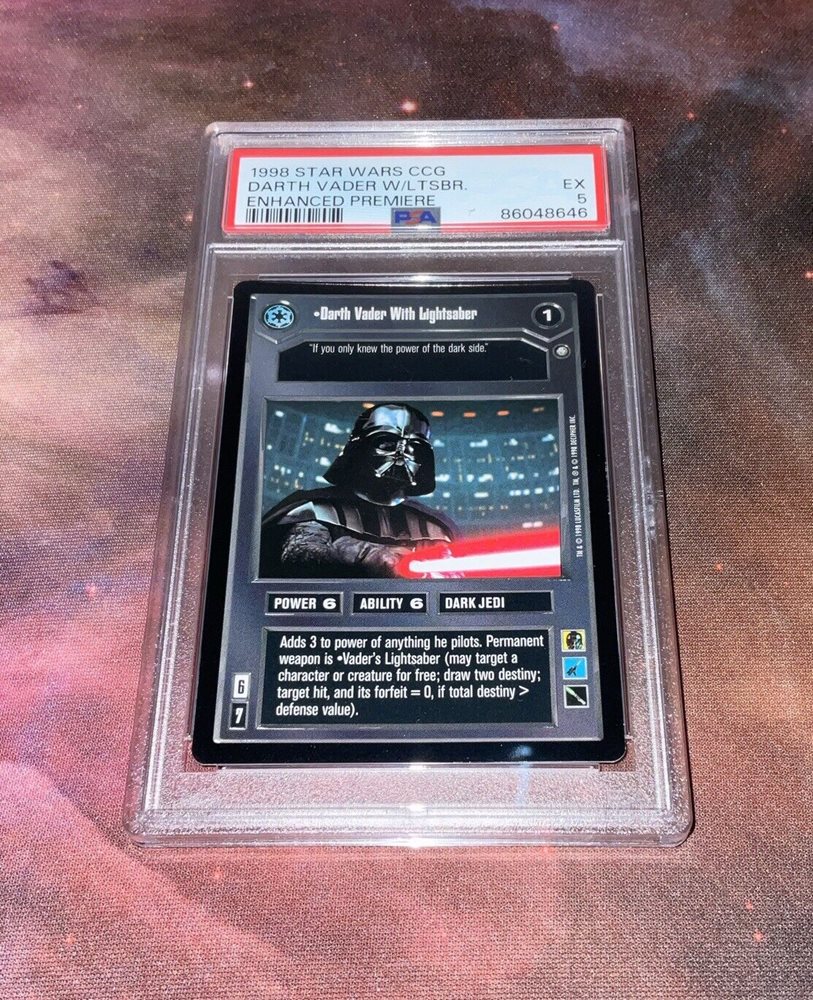 Star Wars CCG Premiere Darth Vader & Grand Moff Tarkin| SWCCG WHITE