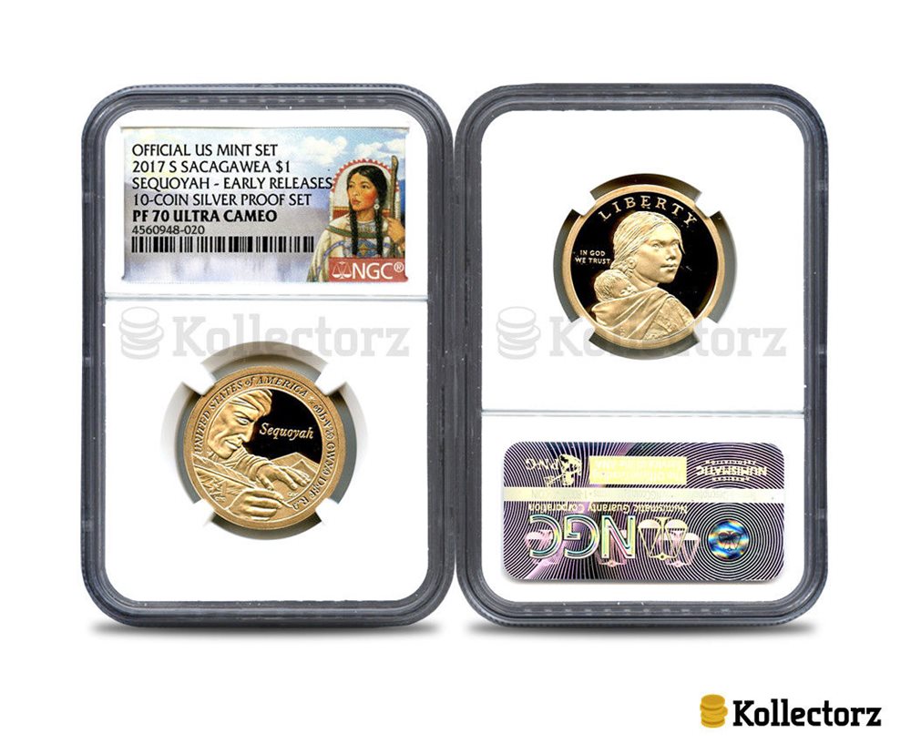 2001 S NGC PF70 PROOF SACAGAWEA DOLLAR $1 ULTRA CAMEO