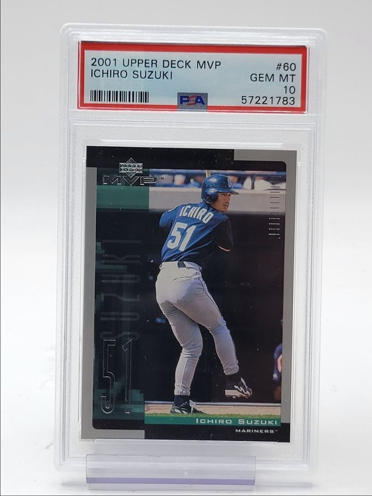 その他 2001 upper deck rookie Ichiro psa10 pop4 Amazon.com: 2001 Upper Deck MVP Baseball #60 Ichiro Suzuki