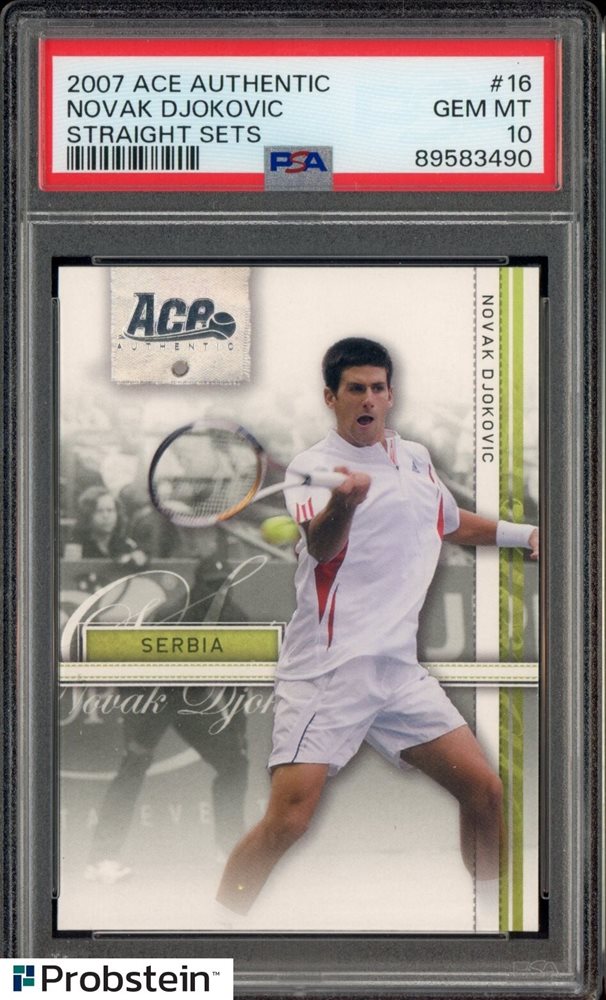 2007 レアPSA10‼️ルーキーカード　NOVAK DJOKOVIC RC Auction Prices Realized Misc Cards 2007 ACE AUTHENTIC