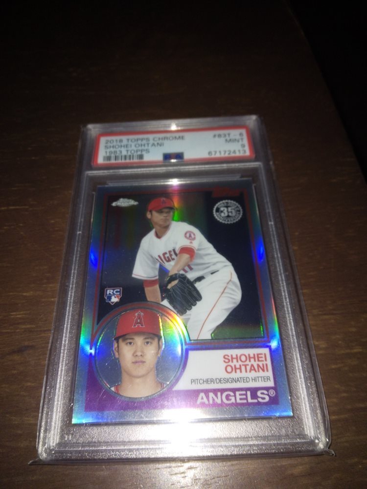 ゲームセンター・ゲームカード 2018 Topps Chrome Shohei Ohtani PSA WBC PSA 10 SHOHEI OHTANI 2018 TOPPS CHROME UPDATE BATTING Rookie