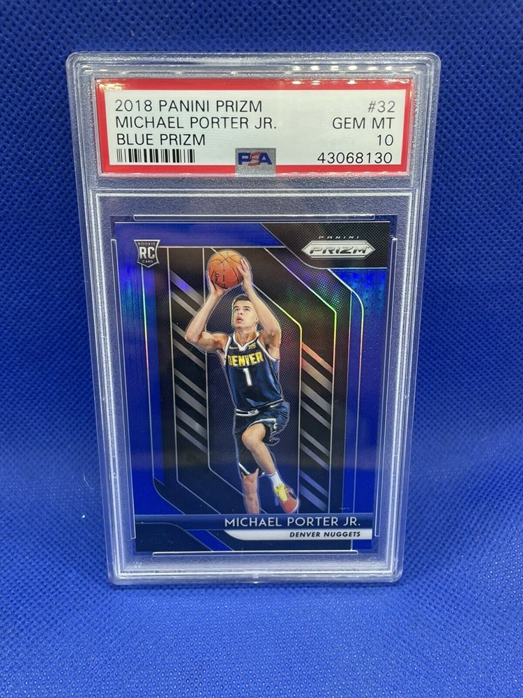 2021-22 Panini Prizm Michael Porter Jr. Silver Wave Prizm