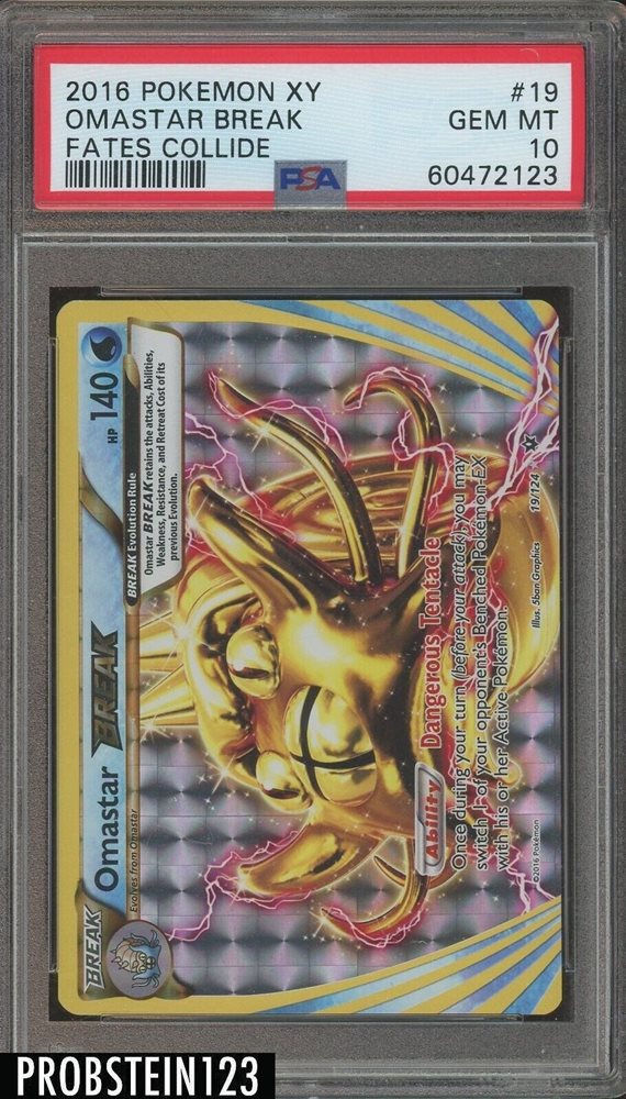 omastar break pokemon card price Omastar BREAK (19/124) [XY: Fates Collide] – Gamers Paradise main image 0