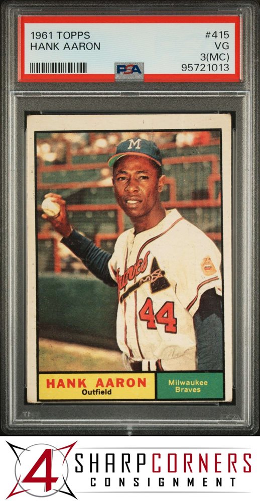 あーちゃ Hank Aaron #415 Prices | 1961 Topps | Baseball Cards