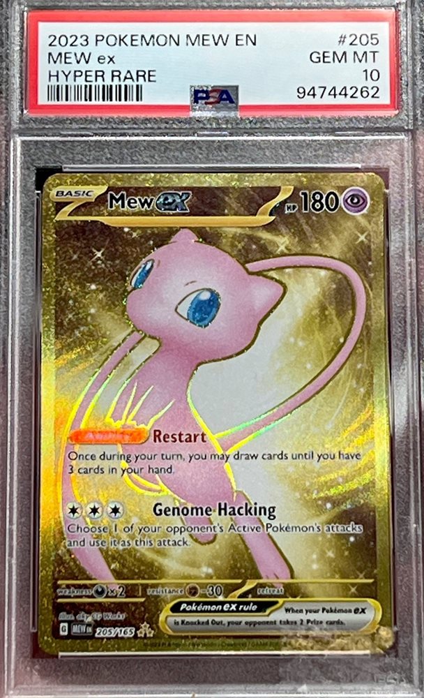 Auction Prices Realized Tcg Cards 2023 POKEMON MEW EN-151 Mew Ex