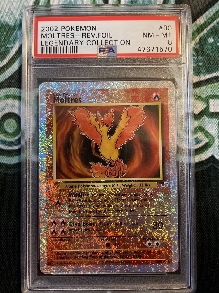 【PSA9】ファイヤー eカード moltres 018 1st 2002 2002 Nintendo Pokemon Legendary Collection Moltres | PSA CardFacts®