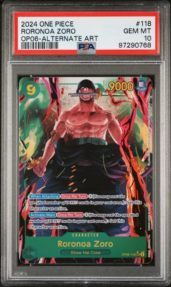 Auction Prices Realized Tcg Cards 2024 ONE PIECE OP06-WINGS