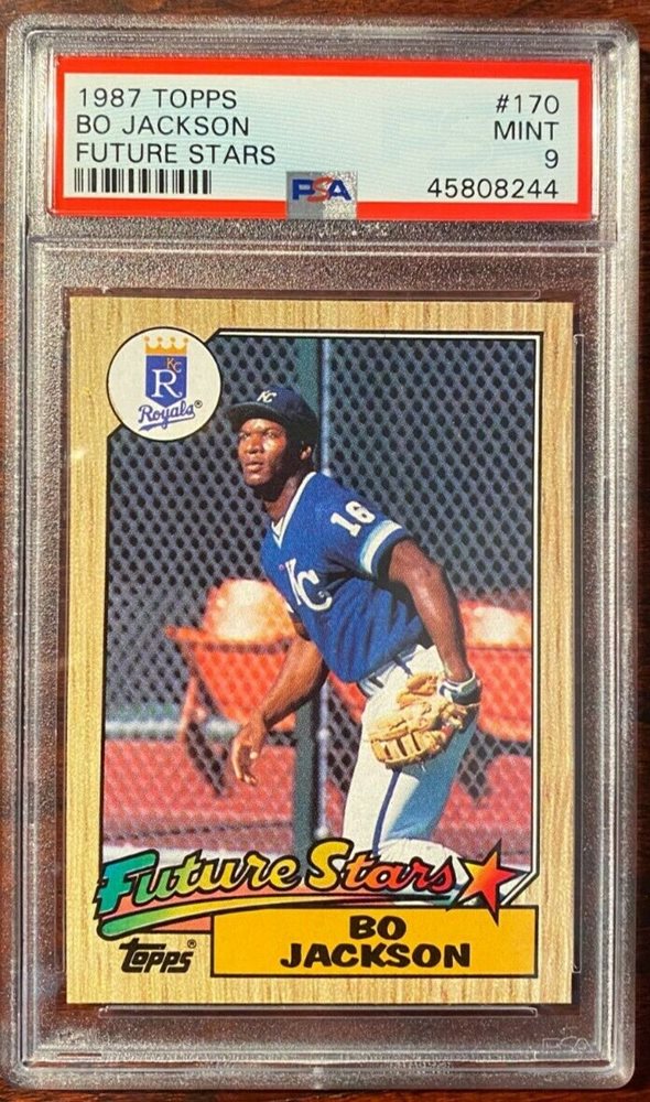 Auction Prices Realized Baseball Cards 1987 Topps Bo Jackson FUTURE STARS