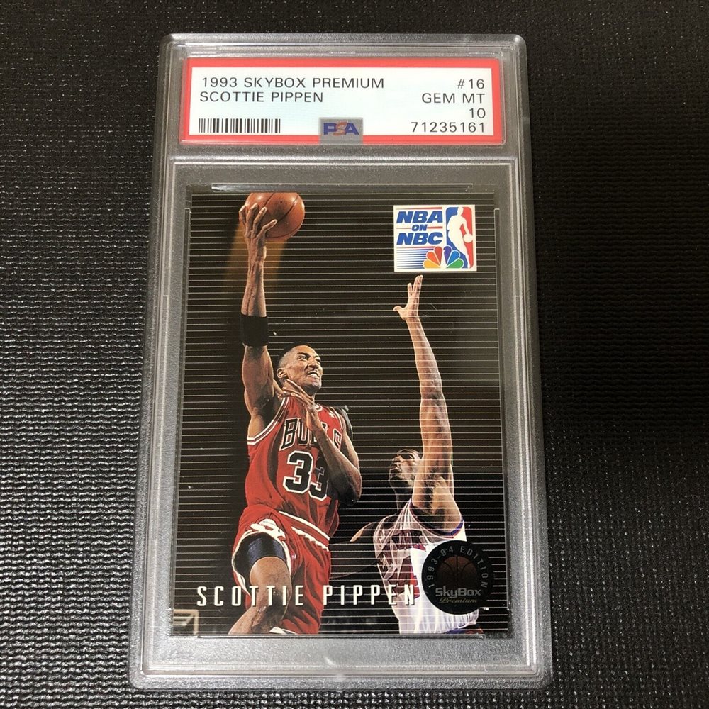 1993 SKYBOX NBA PIPPEN ピッペン シカゴブルズ PSA10 1993-94 Skybox Premium NBA ON NBC insert Scottie Pippen #16