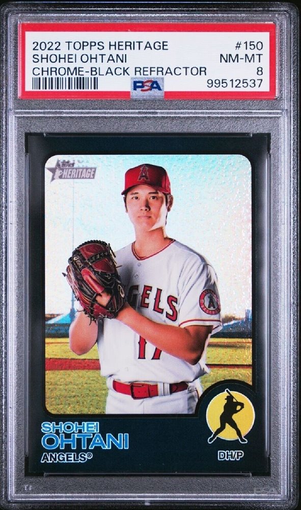 大谷翔平 2022 Topps Heritage Chrome＃150 2022 Topps Heritage - Shohei Ohtani #150 Chrome Purple