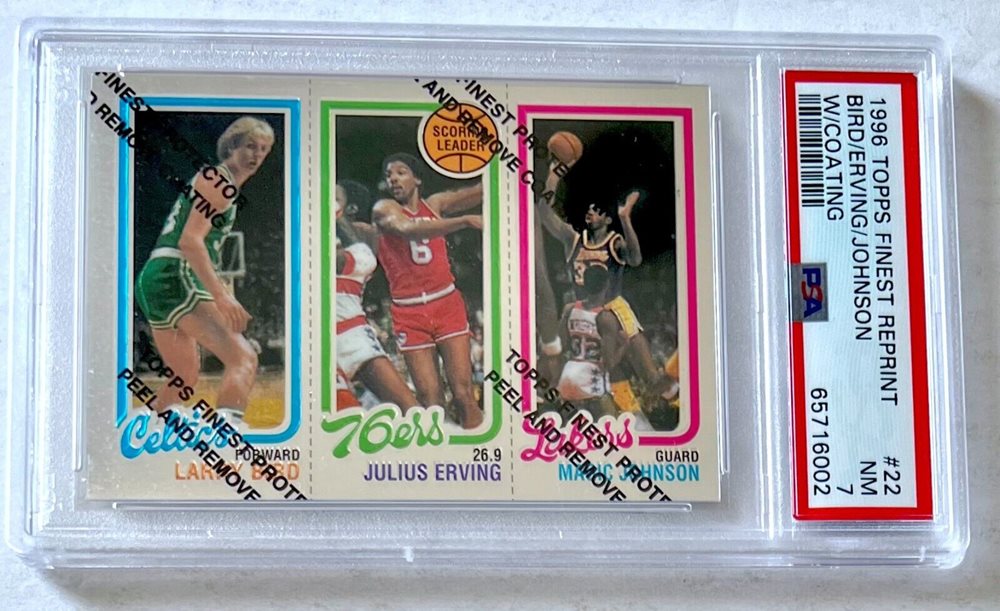 その他 1996 Topps Finest 22 Johnson/Bird/Erving Auction Prices Realized Basketball Cards 1996 TOPPS FINEST