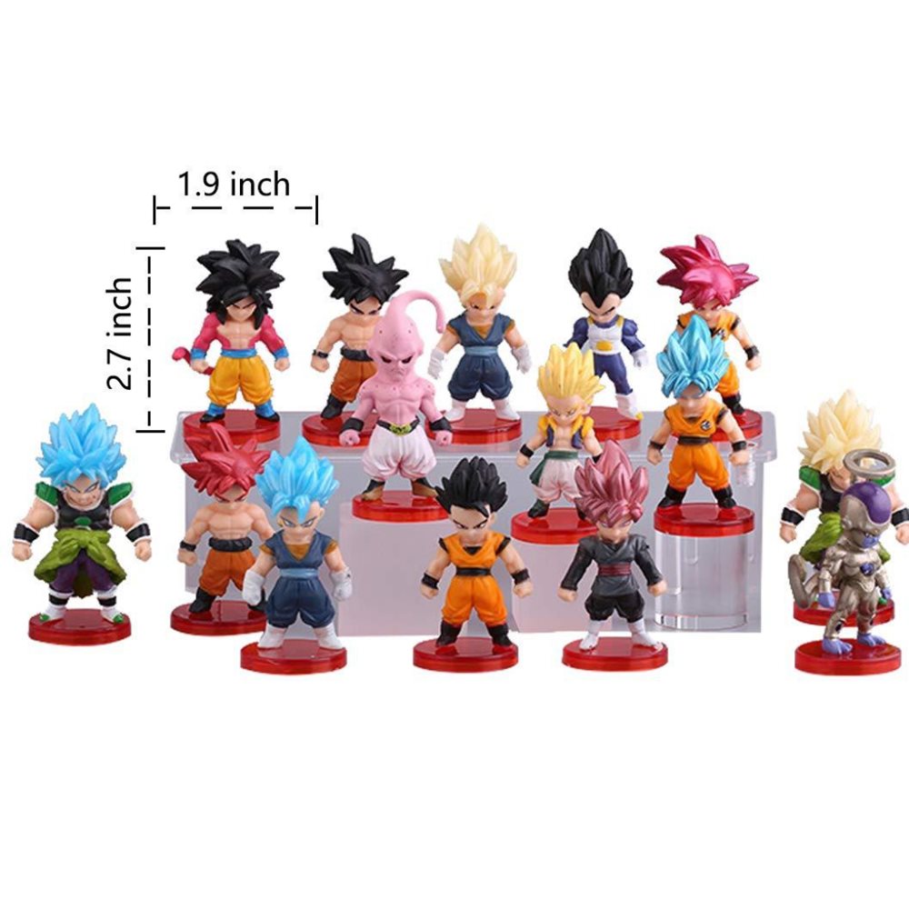21 Pieces Set Dragon Ball Z PVC Action Figures Dragon B