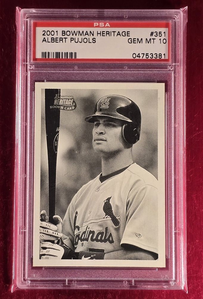 Auction Prices Realized Baseball Cards 2001 BOWMAN HERITAGE Albert