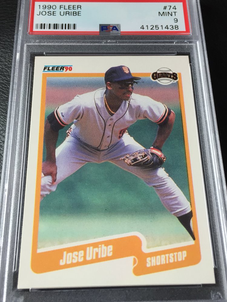 Auction Prices Realized Baseball Cards 1990 Fleer Jose Uribe