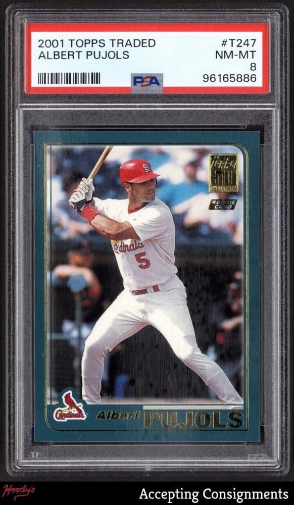 Auction Prices Realized Baseball Cards 2001 Topps Traded Albert Pujols