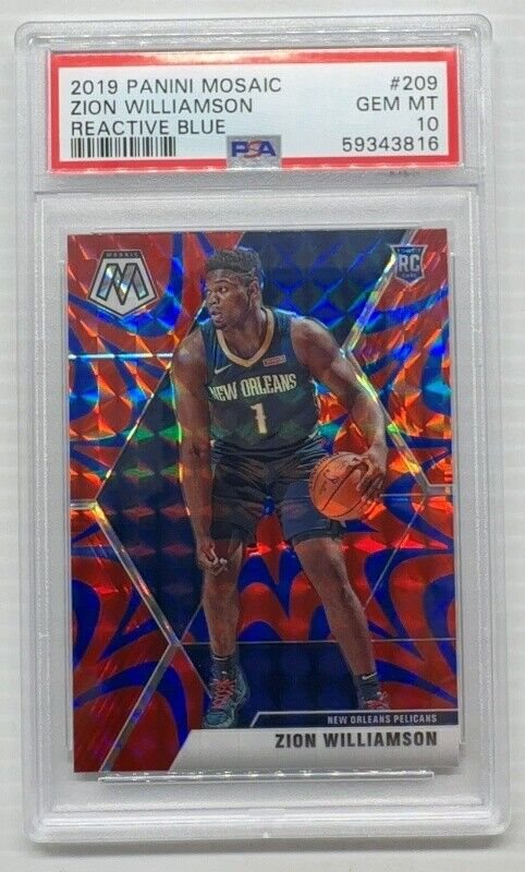 その他 2019 Mosaic Zion Williamson RC PSA10 Auction Prices Realized Basketball Cards 2019 PANINI MOSAIC