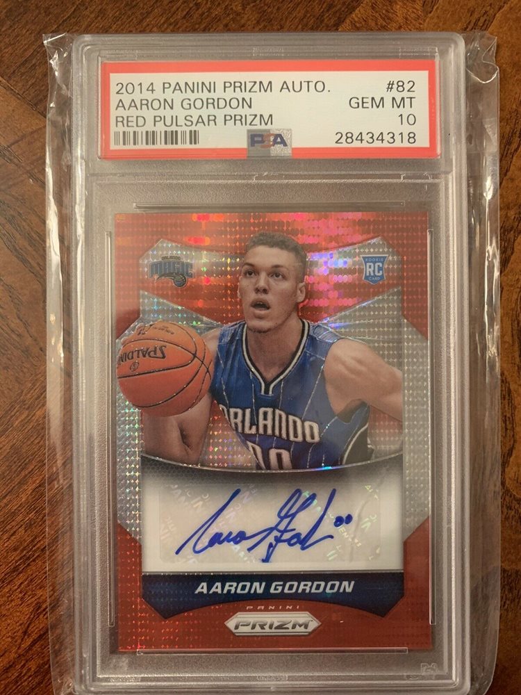10枚限定】Aaron Gordon サインカード /10ゴールド Prizm 23-24 PANINI