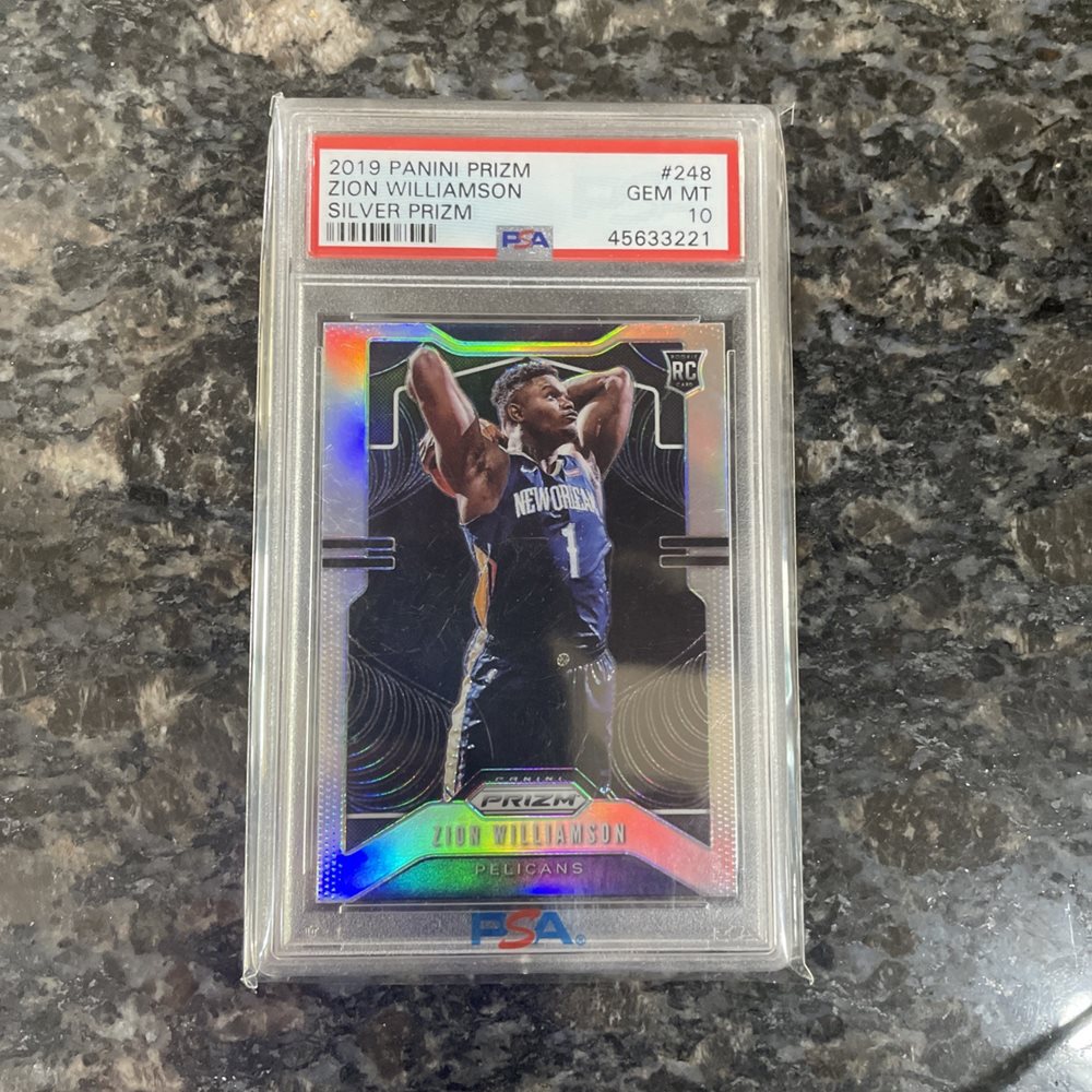 2019セレクト ザイオンウィリアムソン シルバープリズムルーキーカードPSA9 ZION WILLIAMSON WINTER SP ROOKIE CARD GRADED PSA 9 RC 2019