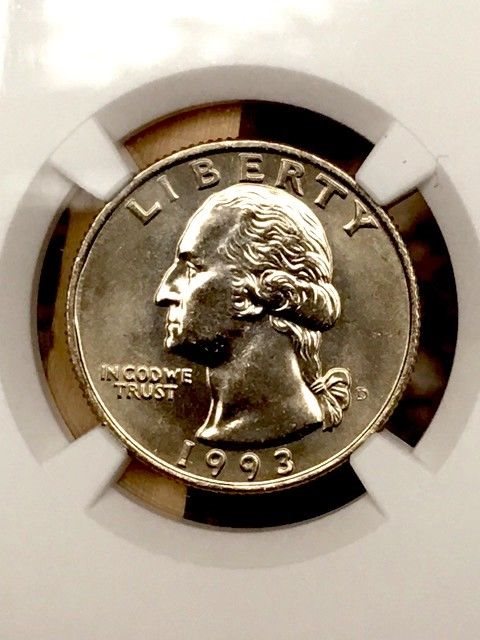 1993-D Washington Quarter NGC MS 67 * Price Guide $1,750 - Rare