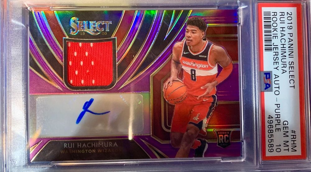 2019 Panini Hachimura Rui 直書きサイン PSA 10 Auction Prices Realized Basketball Cards 2019 PANINI SELECT